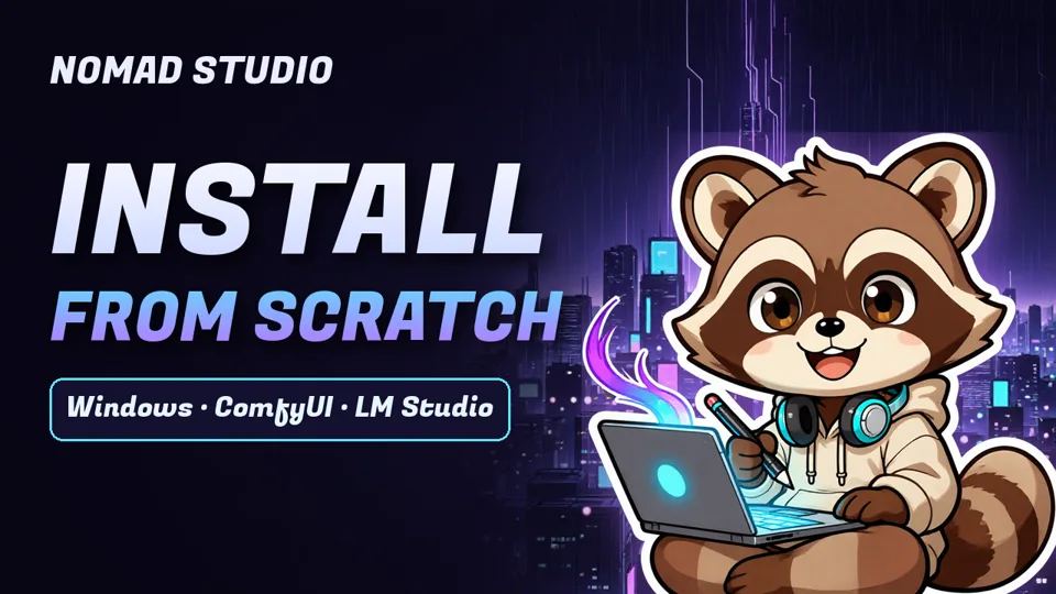Video: installing Nomad Studio from scratch on Windows.